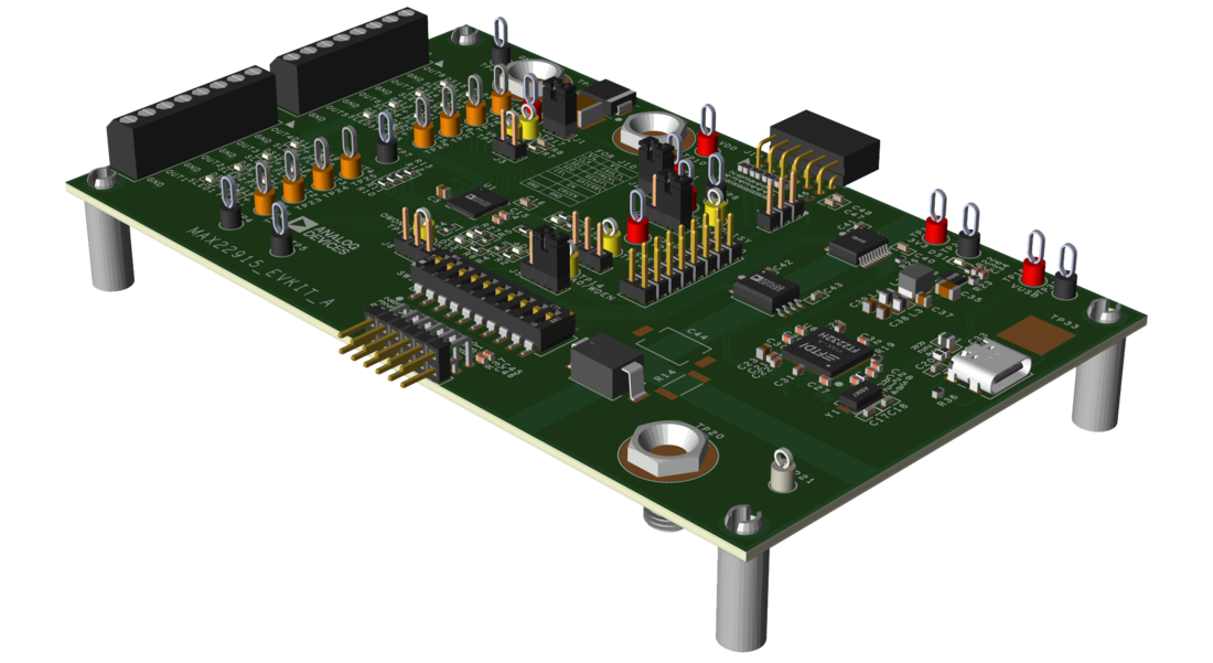 MAX22915EVKIT Angle View