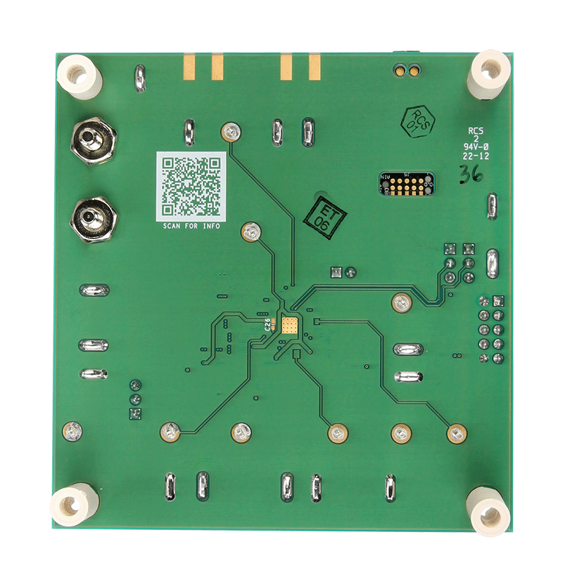 MAX25252EVKIT Evaluation Board - Bottom View