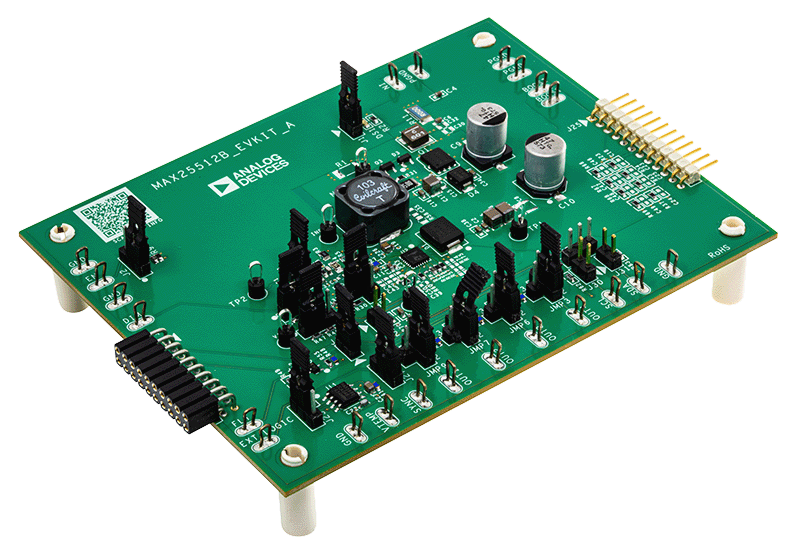 MAX25512BEVKIT Board Photo Angle View