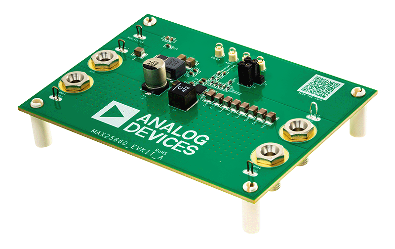 MAX25660EVKIT Board Photo Angle View