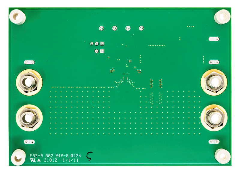 MAX25660EVKIT Board Photo Bottom View