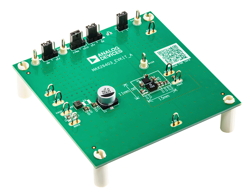 MAX26403EVKIT Board Photo Angle View