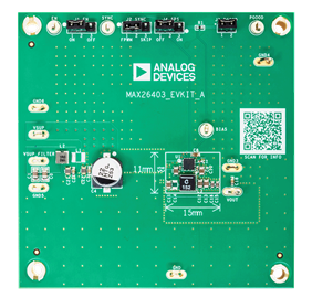 MAX26403EVKIT Board Photo Top View