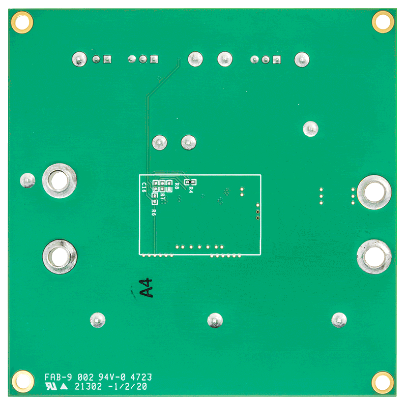 MAX26406EVKIT Board Photo Bottom View