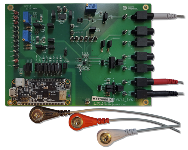 MAX30001GEVKIT: Board Photo