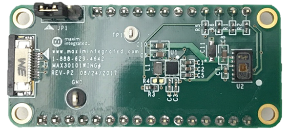 MAX30101WING: Board Photo