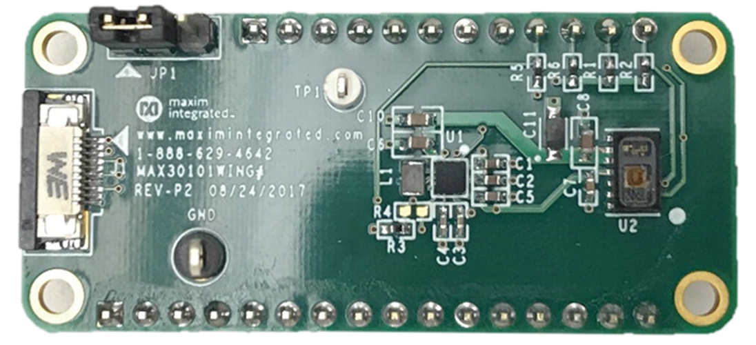 MAX30101WING: Board Photo