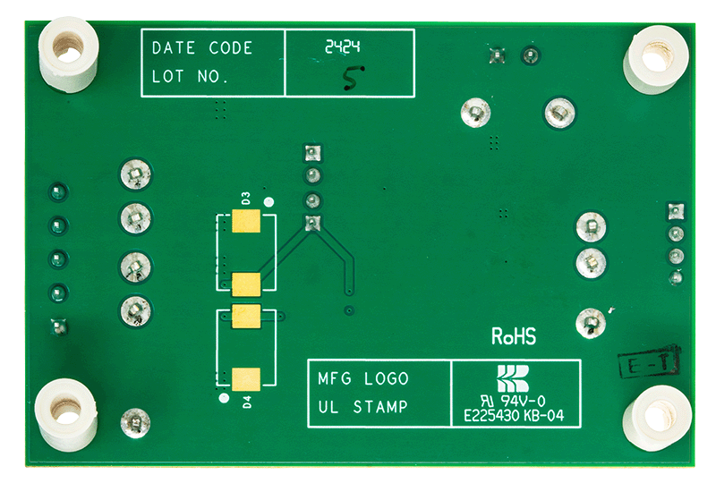 MAX33048EEVKIT Board Photo Bottom View