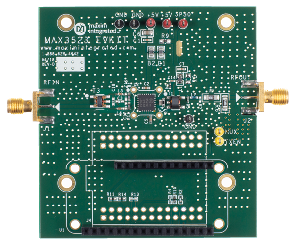 MAX3523EVKIT: Board Photo