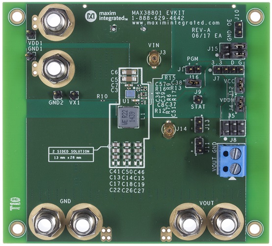MAX38801EVKIT: Board Photo