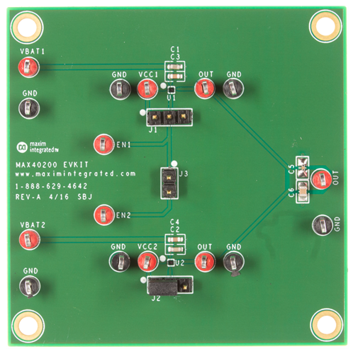 MAX40200EVKIT: Board Photo