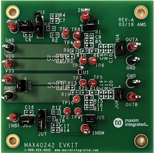 MAX40242EVKIT: Board Photo