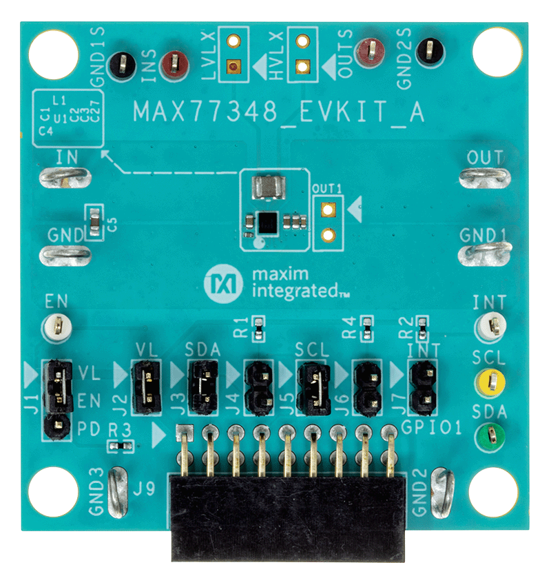 MAX77348 EV Kit - Top View