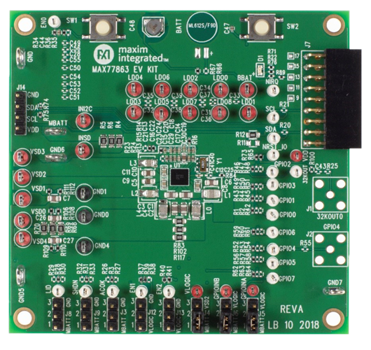 MAX77863EVKIT:  Board Photo