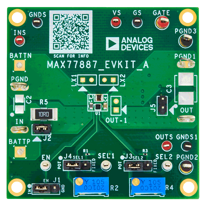 MAX77887EVKIT Board Photo Top View