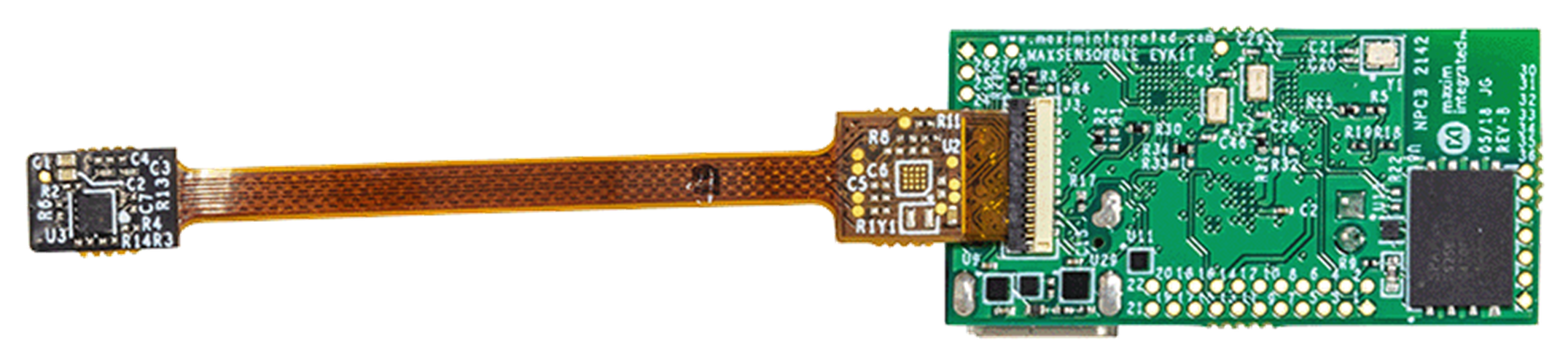 MAX86165EVKIT Board Photo Bottom View