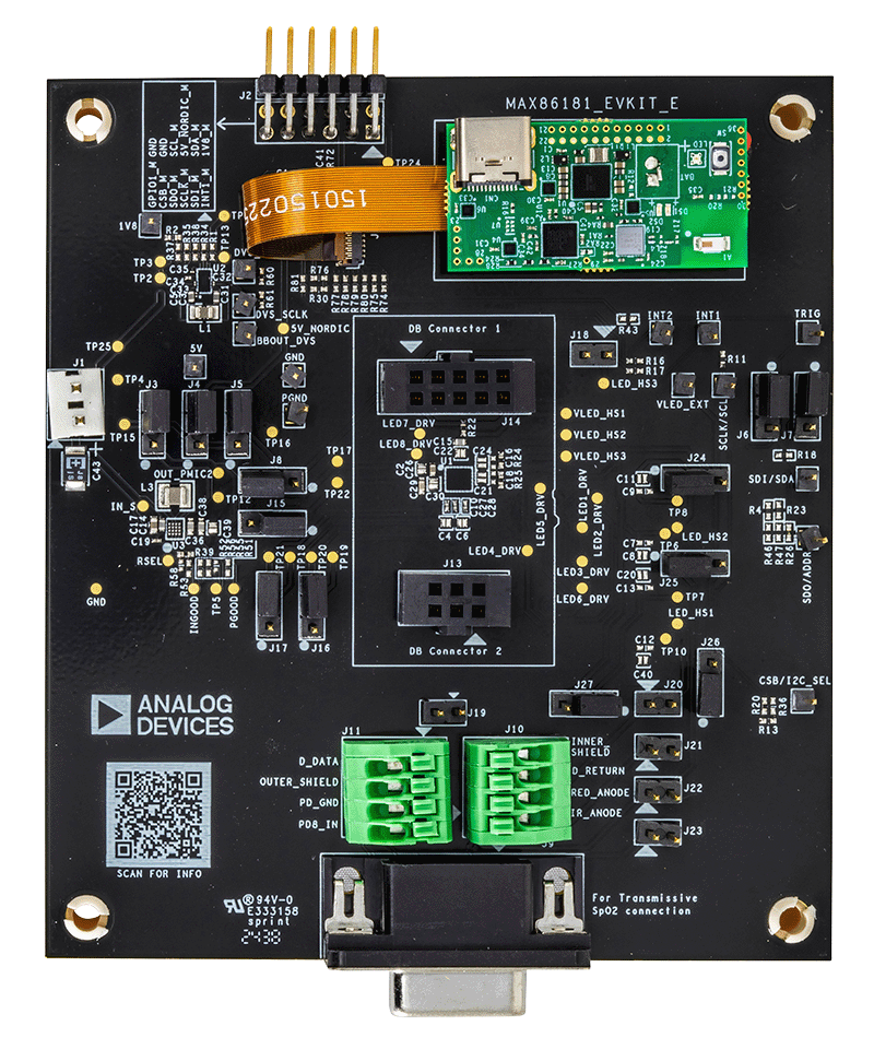 MAX86181EVKIT Board Photo Top View