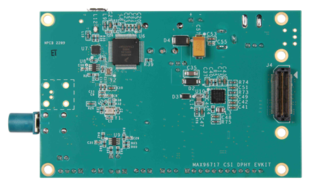 MAX96717EVKIT Board Photo Bottom View