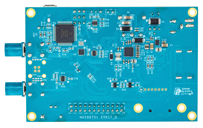 MAX96751EVKIT Board Photo Bottom View