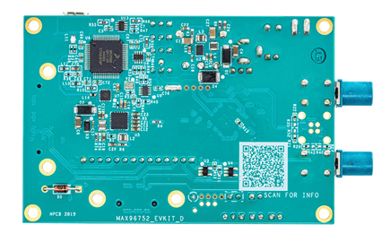 MAX96752EVKIT Board Photo Bottom View