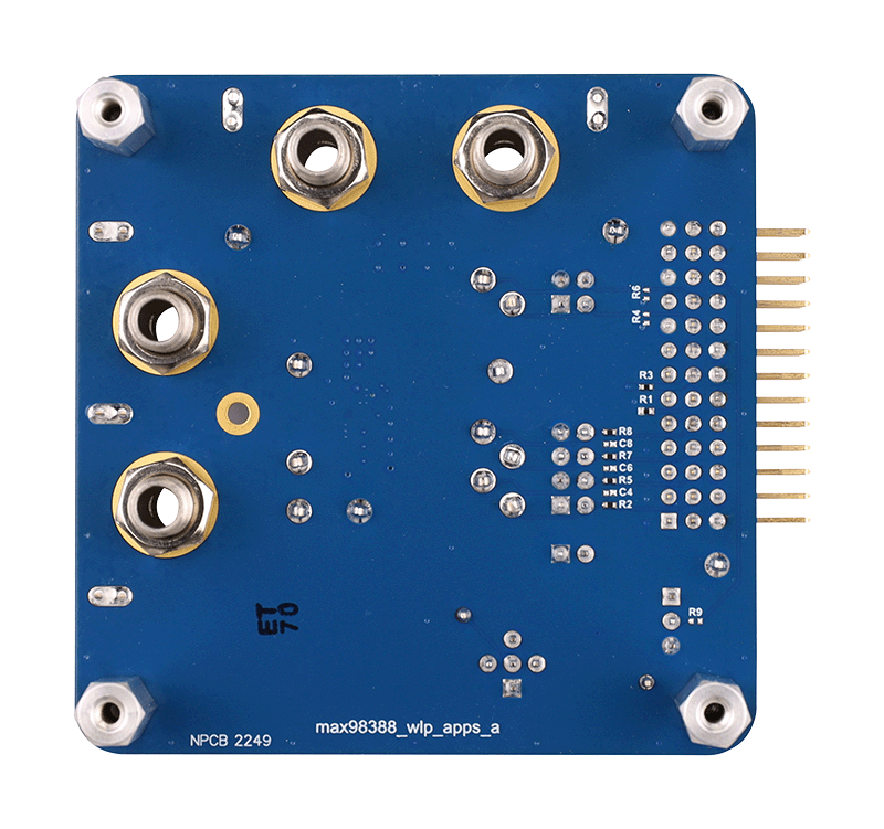 MAX98388EVKIT Board Photo Bottom