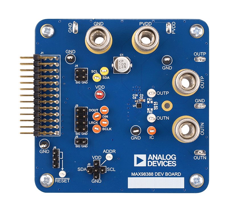 MAX98388EVKIT Board Photo Top