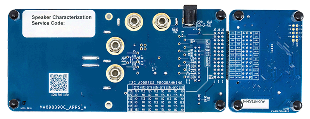 MAX98390EVSYS - Bottom View