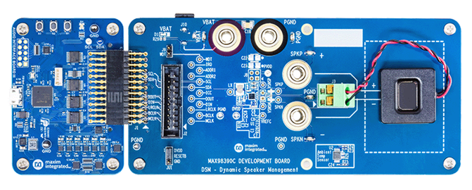 MAX98390EVSYS - Top View
