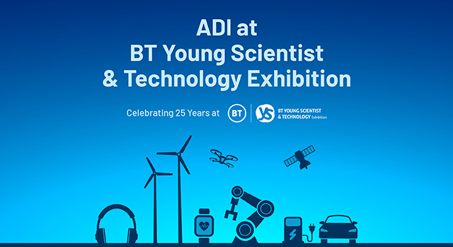 ADI at BT Young Scientist & Technology Exhibition banner