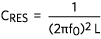 Calculate the resonant capacitor value