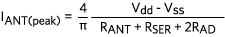 Calculate the series resistor in-line with the antenna