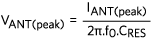 Calculate the voltage across the resonant capacitor