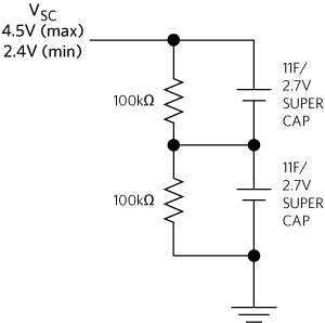 Voltage balancing using balancing resistors