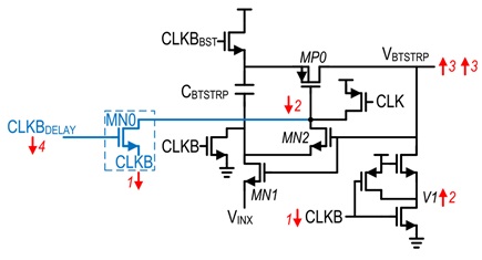 Bootstrapped switch gate drive generation circuit