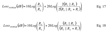 Equation 17 and 18.