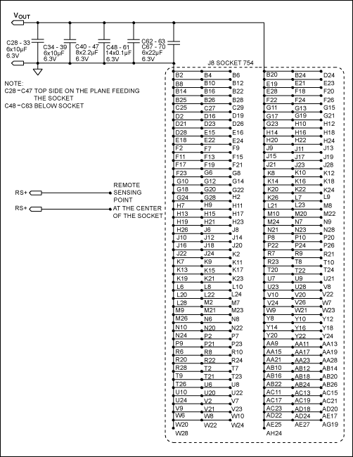 Figure 4b. 60A, Two-phase power supply for AMD K8 motherboards.