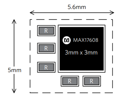 Figure 6. Integrated protection with reduced PCB area (28mm2).