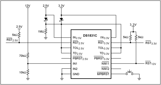 Figure 3. Ensuring TOL and TD are high when sampled on power-up.
