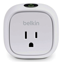 Figure 3. The Belkin WeMo Insight Switch allows you to turn devices on or off, program customized notifications, and change device status—from anywhere.