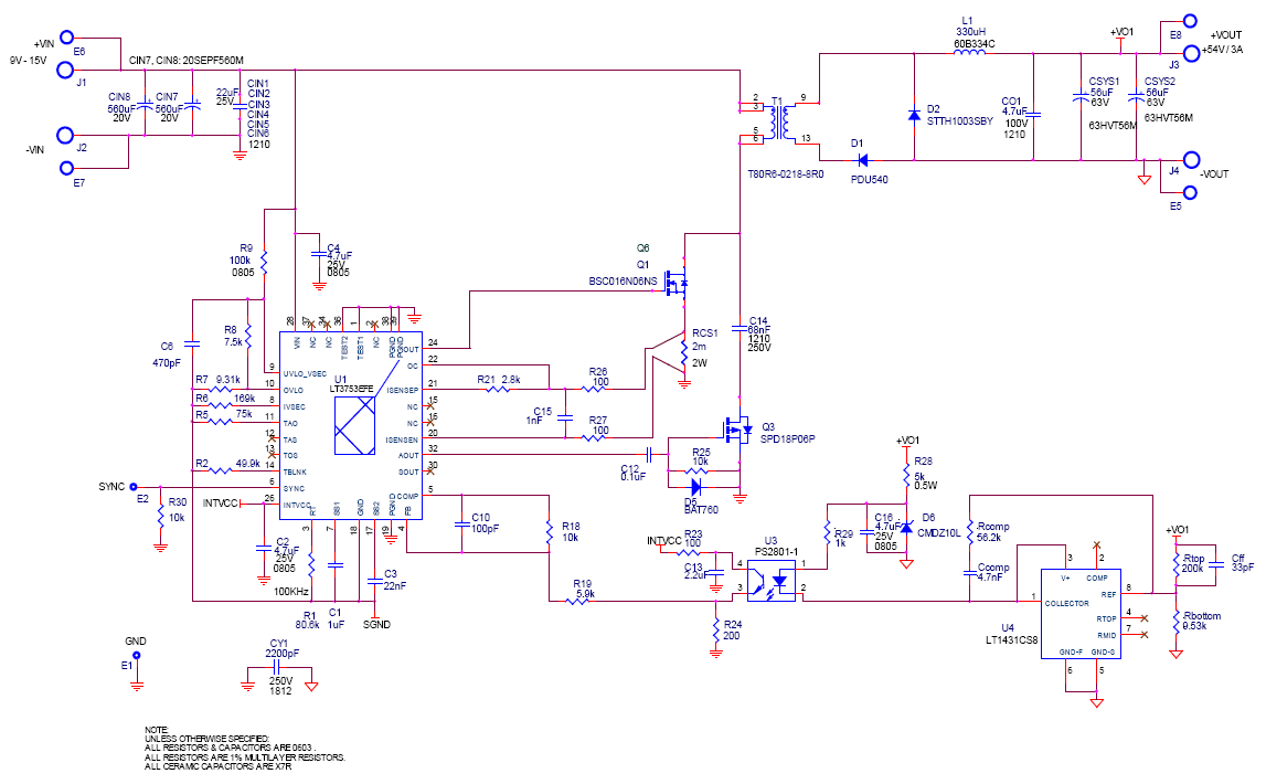 LT3753_162W_Isolated_Forward_Converter LT3753 162W Isolated Forward Converter