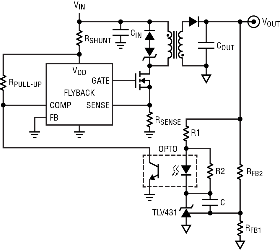 Generic Flyback Controller with Opto