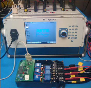 Figure 3. Connecting the reference meter to tester and PC