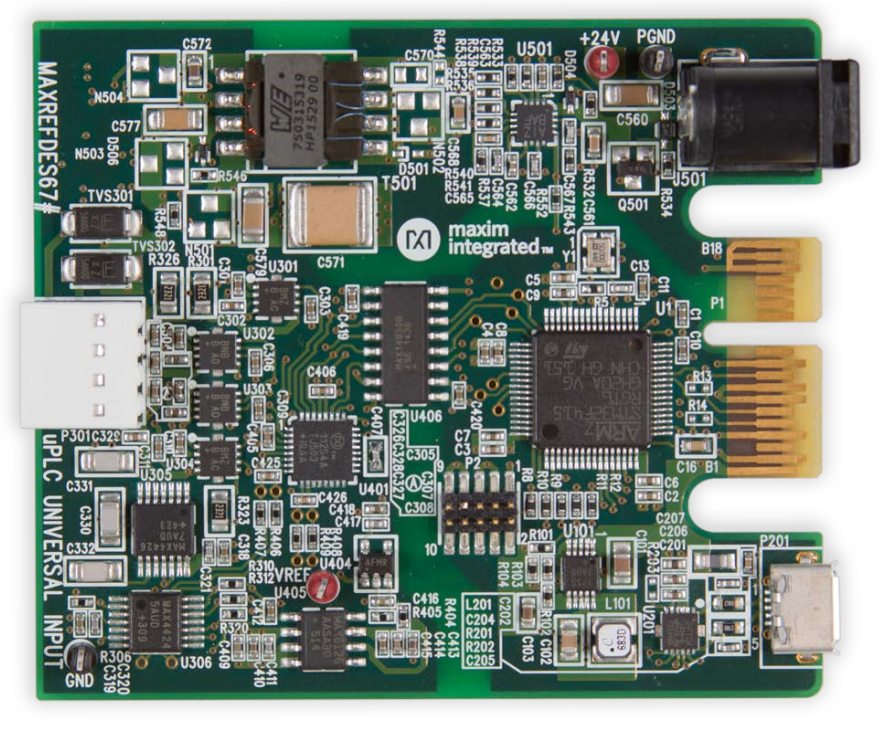 Figure 9. MAXREFDES67# System Board.