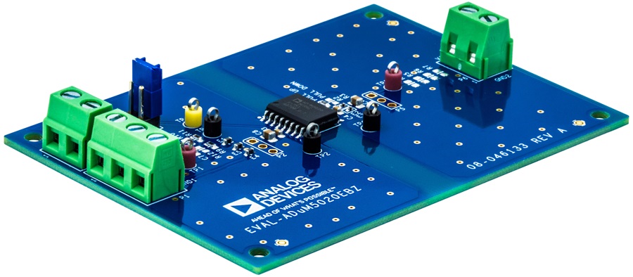 Figure 2:  Compact and simple layout using ADuM5020