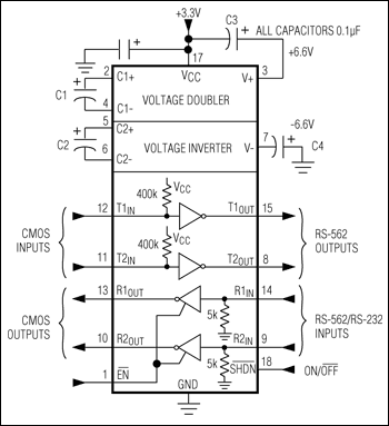 MAX563：典型工作电路
