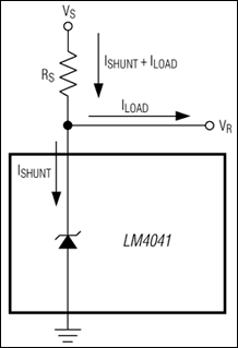 LM4041: Typical Operating Circuit