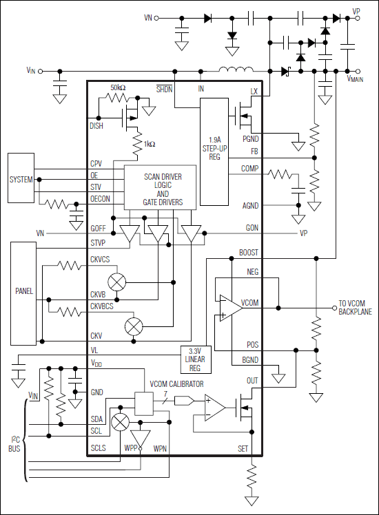 MAX8798：简化工作电路