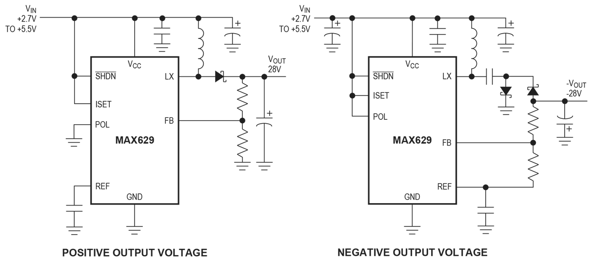MAX629 Circuit Diagram