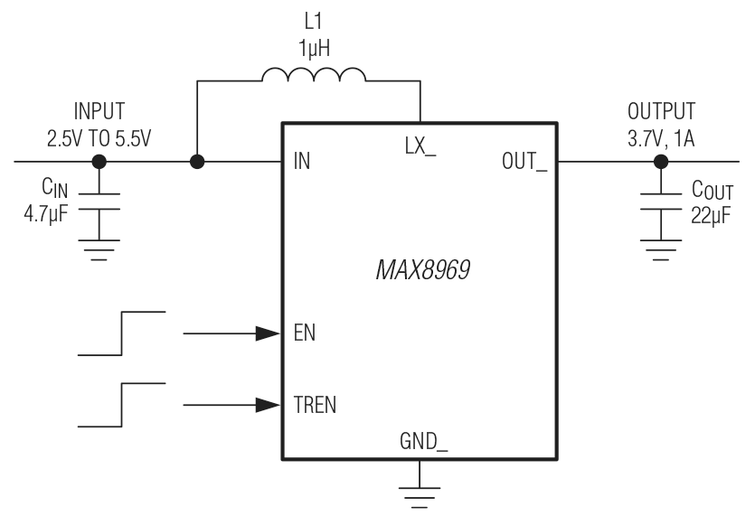 MAX8969 Circuit Diagram