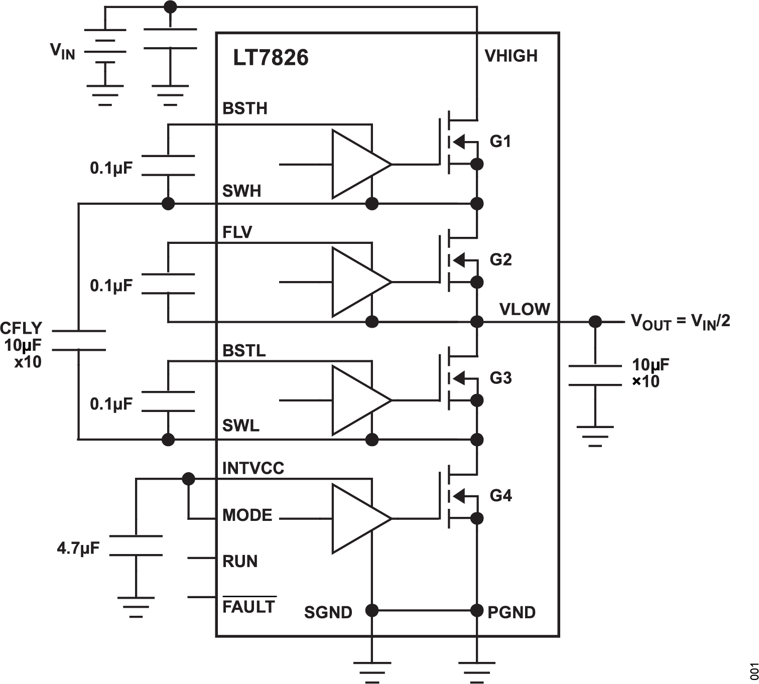 LT7826 Typical Application